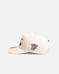 Mitchell & Ness Oklahoma City Thunder Shai Gilgeous-Alexander 'Classic' Script Pro Pinch Snapback White
