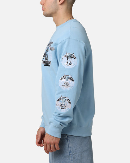 Mitchell & Ness Chicago Bulls 'UNC To Chicago' Champions Crewneck Light Blue