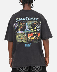 73Studio X Starcraft Vintage T-Shirt Off Black