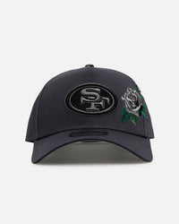 New Era San Francisco 49ers 'Gray Tonal Rose Embroidery' 9FORTY A-Frame Snapback Gray