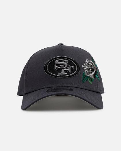 New Era San Francisco 49ers 'Gray Tonal Rose Embroidery' 9FORTY A-Frame Snapback Gray