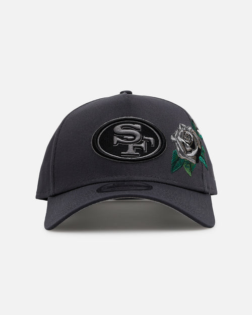New Era San Francisco 49ers 'Gray Tonal Rose Embroidery' 9FORTY A-Frame Snapback Gray