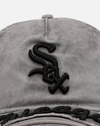 New Era Chicago White Sox 'Cutoff Visor' 9FORTY Snapback Washed Black