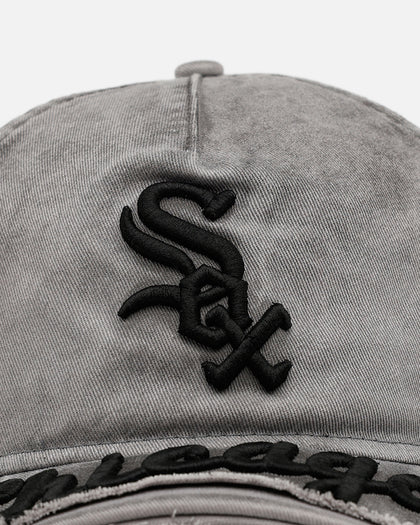 New Era Chicago White Sox 'Cutoff Visor' 9FORTY Snapback Washed Black