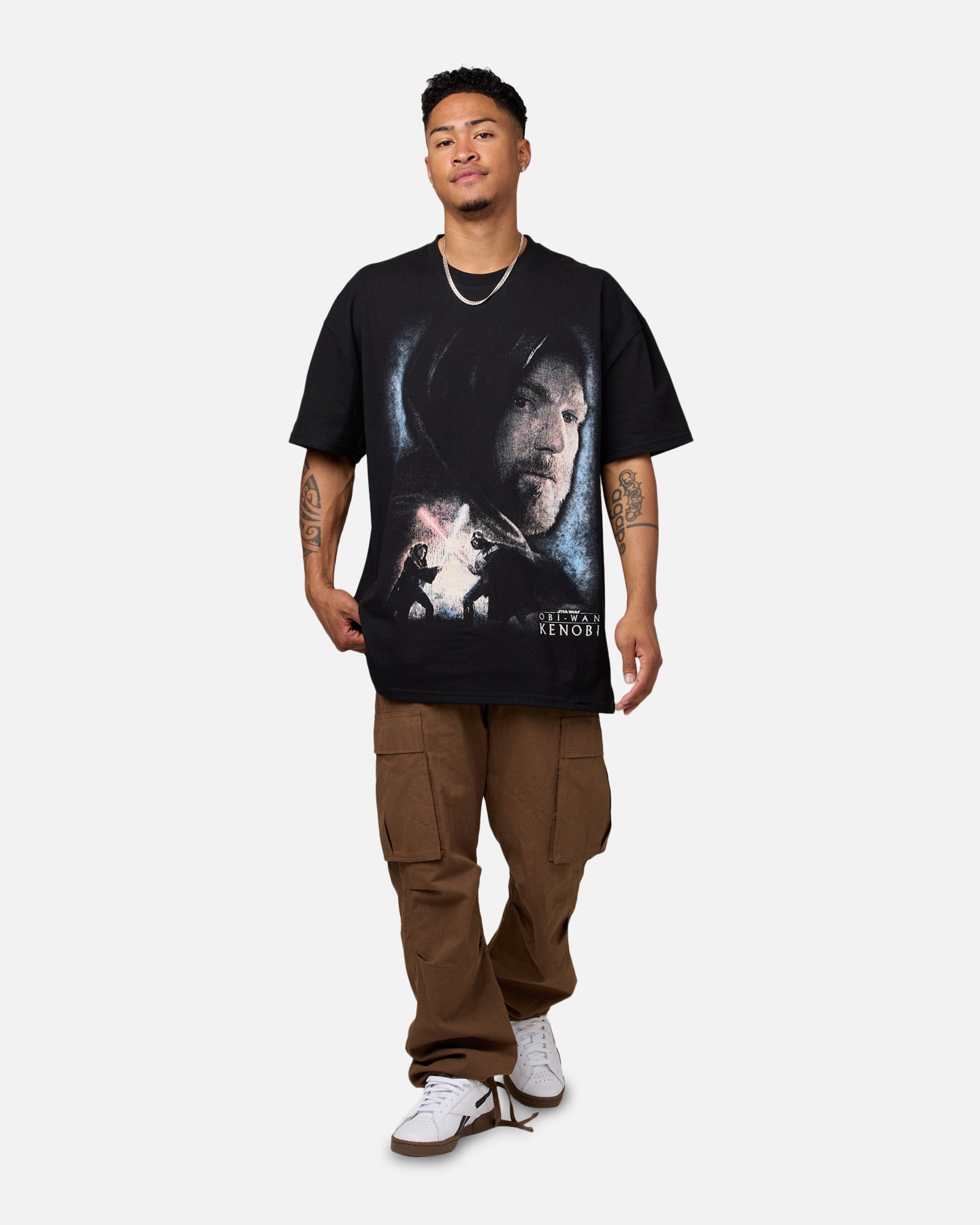 Star Wars Obi Wan Heavyweight T-Shirt Black | Culture Kings US