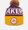 Mitchell & Ness Los Angeles Lakers Team Pom Beanie Purple