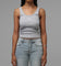 Loiter Women's Hybrid Scoop Neck Tank Grey Marle