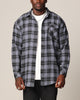 Saint Morta Heron Flannel Shirt Blue/Black