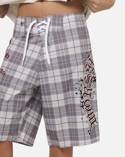 Worship Catharsis Long Boardshorts Light Grey