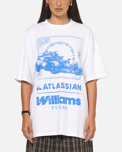 Culture Kings X Atlassian Williams F1 Team Heavy T-Shirt White