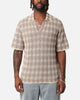 XXIII Diamonds Crochet Polo Shirt Mocha