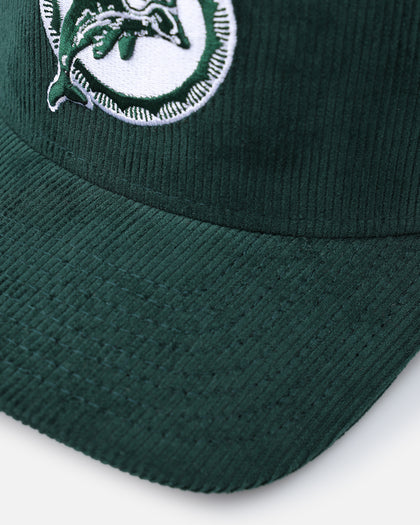 New Era Miami Dolphins 'Dark Green Cord' 9FORTY A-Frame Corduroy Snapback Dark Green