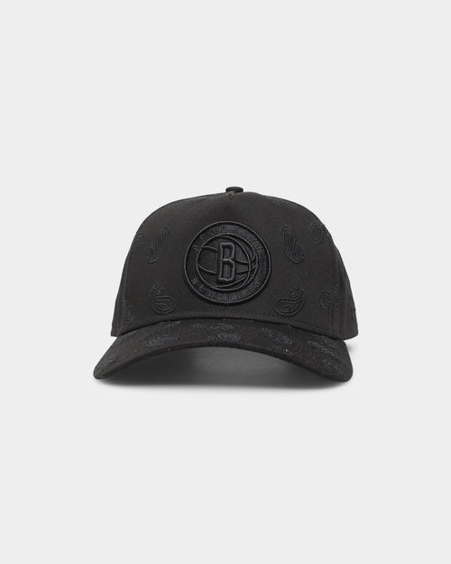 New Era Brooklyn Nets 'Paisley All Over' 9FORTY A-Frame Snapback Paisley/Black
