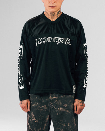 Loiter Long Sleeve Training Jersey Black