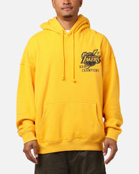 Mitchell & Ness Los Angeles Lakers Rings Hoodie Ochre