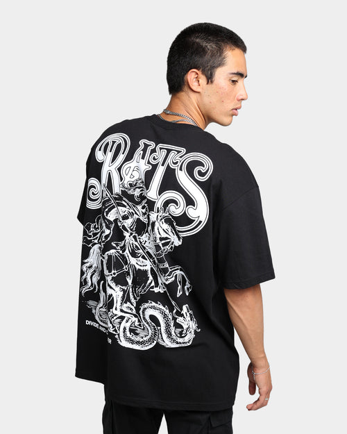 Rats Get Fat Divide And Conquer T-Shirt Black