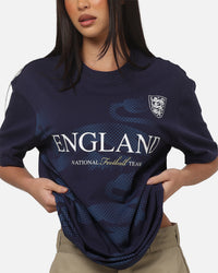 Majestic Athletic England Graphic T-Shirt Navy