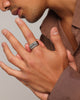 Last Kings Flaming Pharaohs Ring White Gold