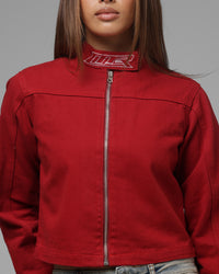 Loiter Women's Racer Denim Jacket