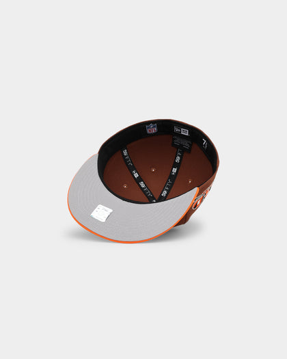 New Era Cincinnati Bengals 'Harvest' 59FIFTY Fitted Dark Brown