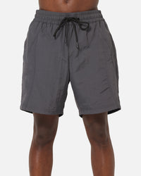 Carre Panelled Nylon Shorts Black