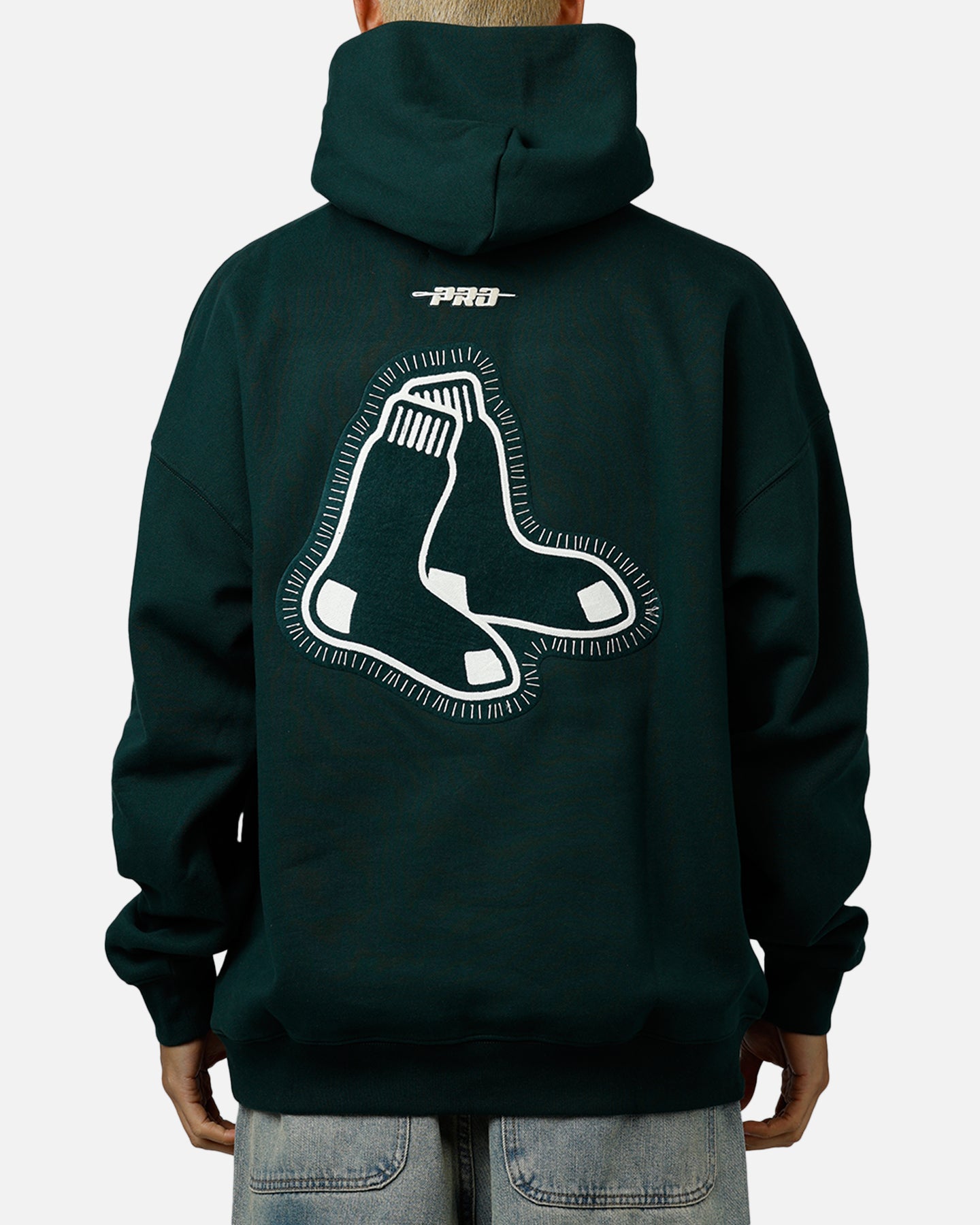 Pro Standard Boston Red Sox Tapestry 2.0 Hoodie Dark Green