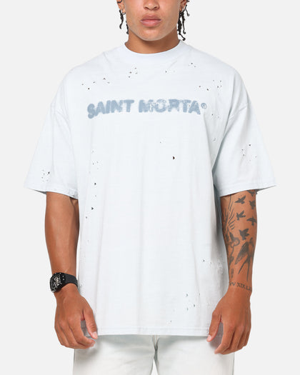 Saint Morta Apocalypse Boxy T-Shirt Washed Blue