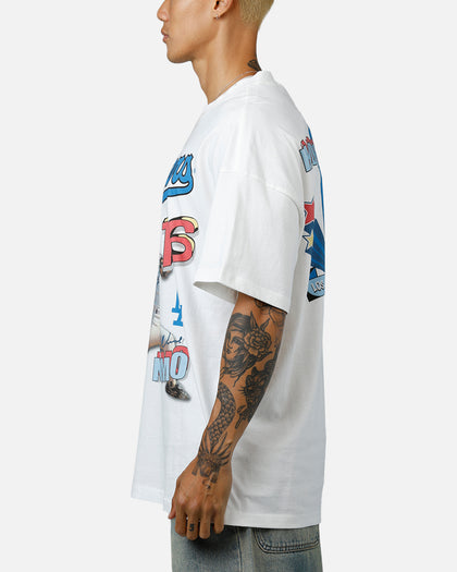 Mitchell & Ness Los Angeles Dodgers Hideo Nomo Tornado T-Shirt Vintage White