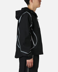 Loiter Hybrid Tek Windbreaker Black