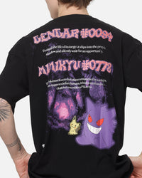 The Pokémon Collection By 73Studio Gengar Mimikyu T-Shirt Black