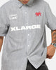X-Large 91 Star Button Up Shirt White