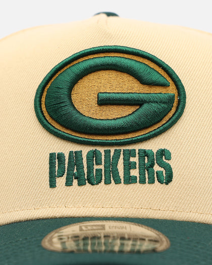 New Era Green Bay Packers 'Vintage' 9FORTY A-Frame Snapback Vegas Gold