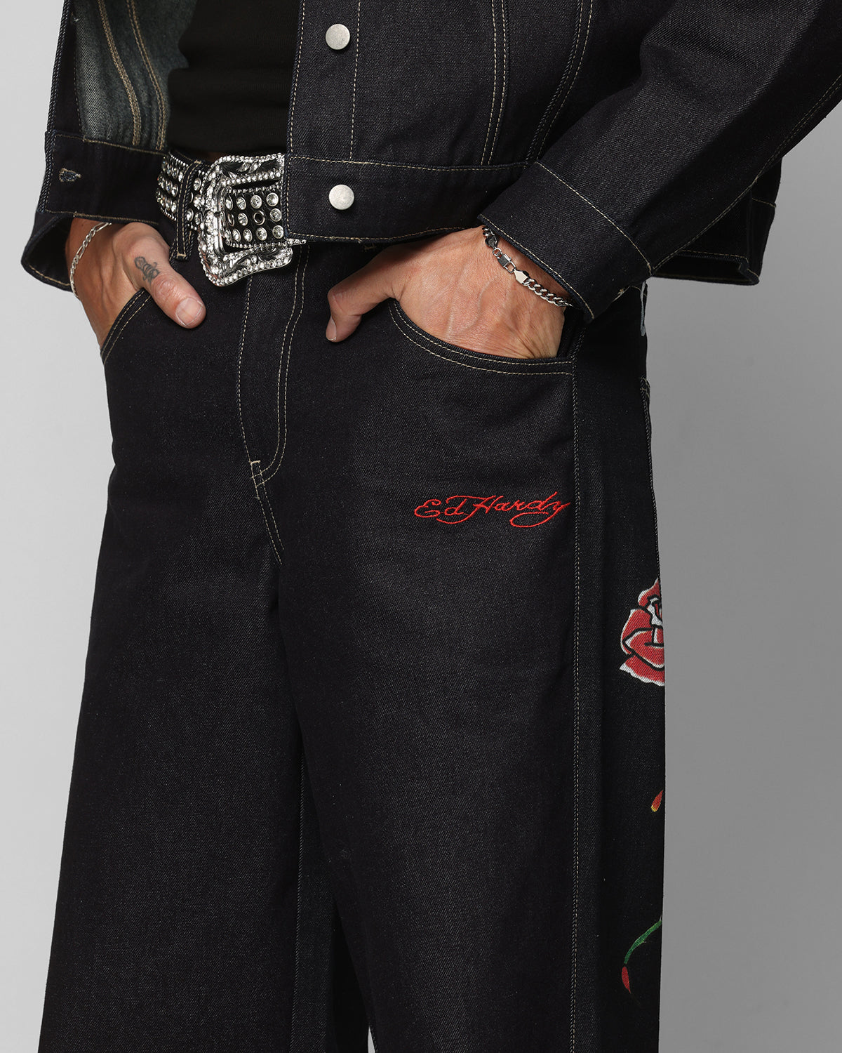 Ed Hardy Denim Jeans Raw Indigo | Culture Kings US