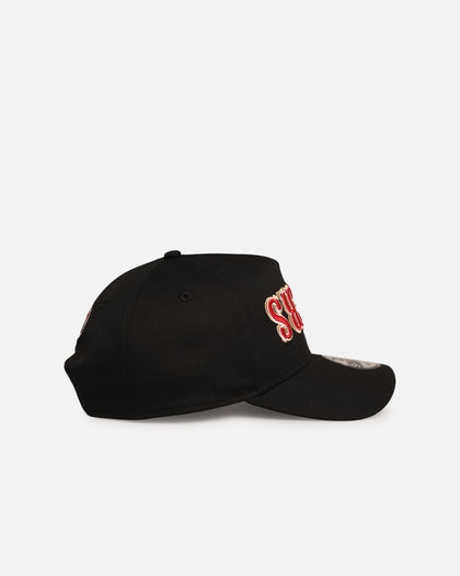 New Era San Francisco 49ers 'Upside Down Logo' 9FORTY A-Frame Snapback Black