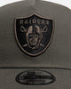 New Era Las Vegas Raiders "Moss Canvas" 9Forty A-Frame Snapback Dark Green