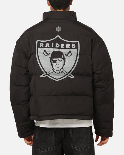 Mitchell & Ness Las Vegas Raiders Reversible Puffer Jacket Black