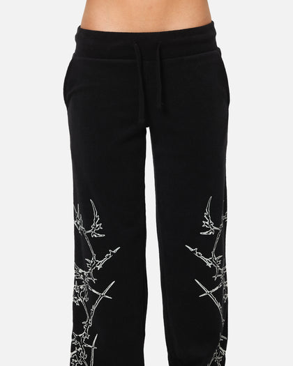 Ed Hardy Women's Raver Trackpants Black