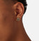 Guess Mainline Lion King 13mm Earrings Yellow Gold