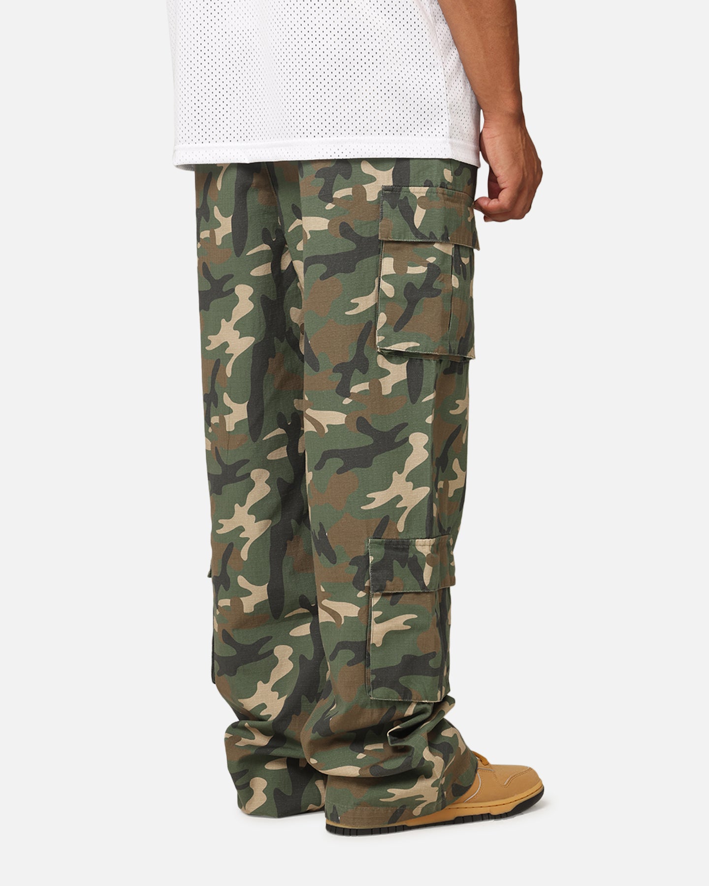 Carre Tactical Baggy Cargo Pants Woodland Camo | Culture Kings US