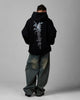 Loiter X Yu-Gi-Oh! Kaiba Blue Eyes Hoodie Black
