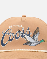 American Needle Canvas Cappy Snapback Wheat