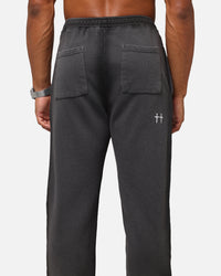 Saint Morta Contrast Wash Sweatpants Washed Black