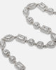 Saint Morta Iced Cluster Chain Iced White Gold