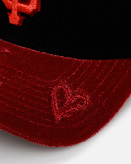 New Era San Francisco Giants 'Velvet Cord Certified Lover' 9FORTY A-Frame Premium Corduroy Snapback Black
