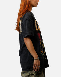 73Studio X Fallout '97 Fallout Vintage T-Shirt Black Acidwash