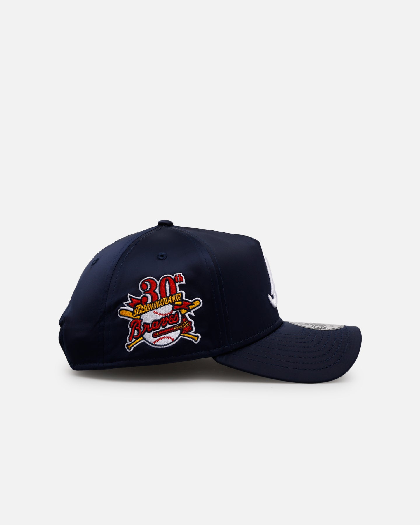 New Era Atlanta Braves 'Team Color Satin' 9FORTY A-Frame Snapback
