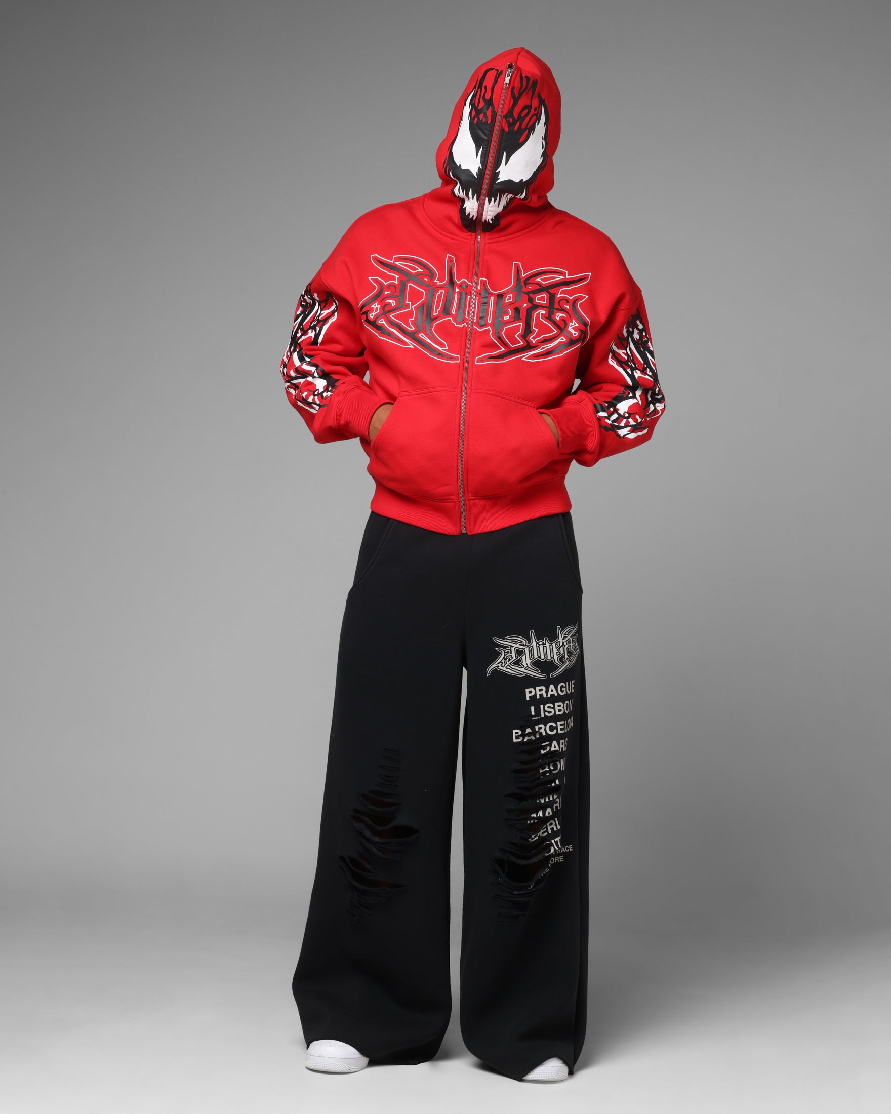 Loiter Marvel Spider-Man Carnage Zip Hoodie Red | Culture Kings US