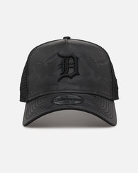 New Era Detroit Tigers 'Camo' 9FORTY A-Frame Trucker Snapback Black