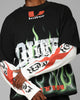 Loiter Inferno Layered Long Sleeve T-Shirt Black