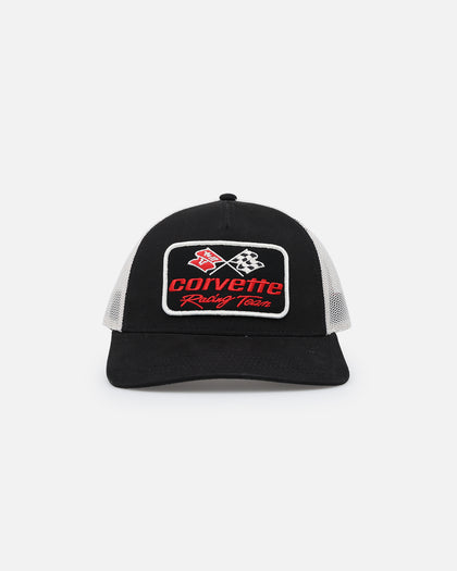 American Needle Twill Valin Patch Trucker Snapback Ivory/Black
